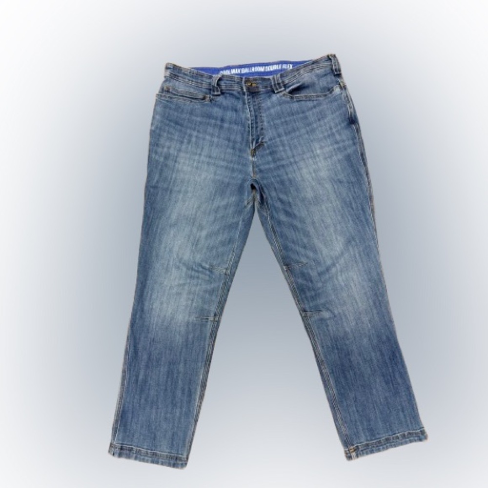 Duluth Trading Men's Ballroom Double Flex Standard Relaxed Fit Jeans Size 38/30
